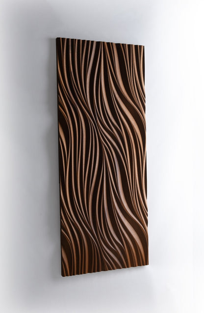 Carved leaf ridges adding boho chic interior charm, also fitting new home gift ideas with their organic sophistication.