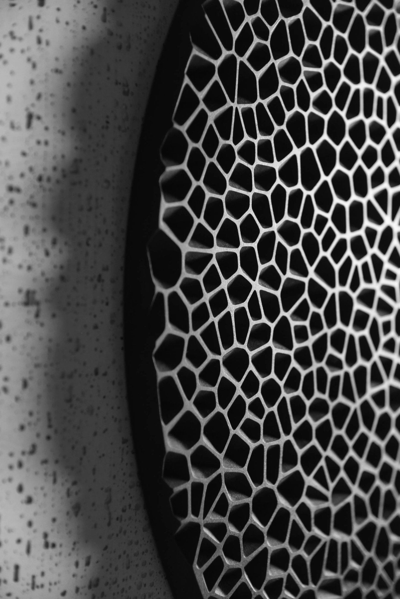 METEOR black - Solid black wood wall decoration - SquareOff