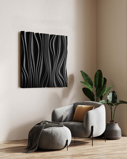 Forest ash - Square Wall Decorations