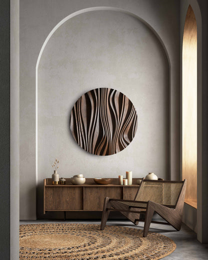 Forest ash - Round Wall Decorations