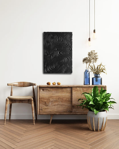 Vortices_wood panel decor minimalist design - SquareOff