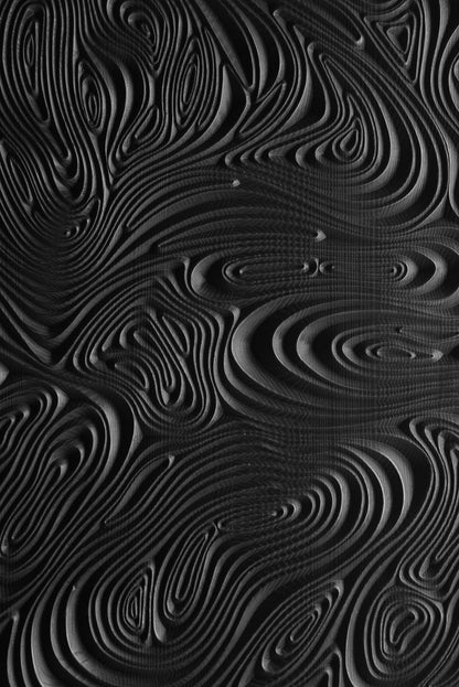 Vortices_wood panel decor minimalist design - SquareOff