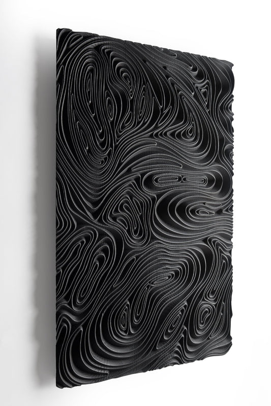 Vortices_wood panel decor minimalist design - SquareOff